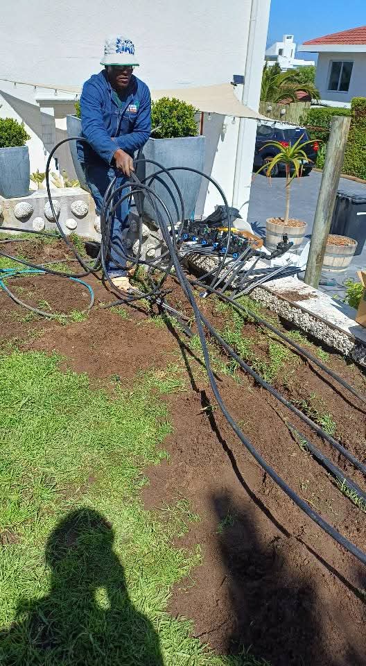 Drip irrigation system install