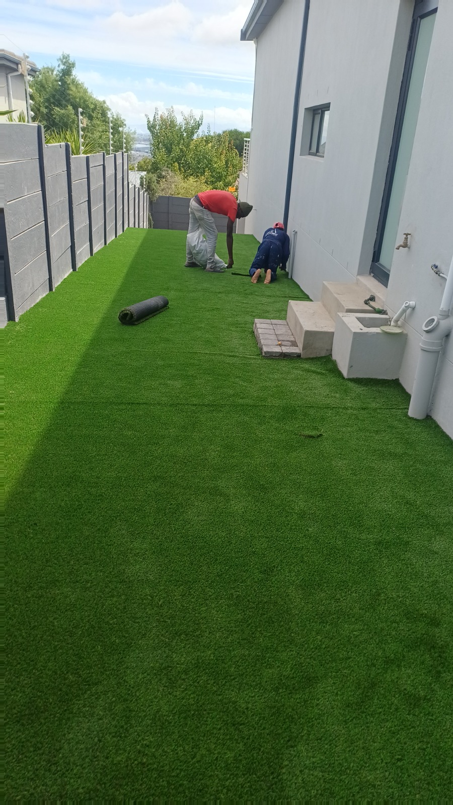 Artificial grass installation